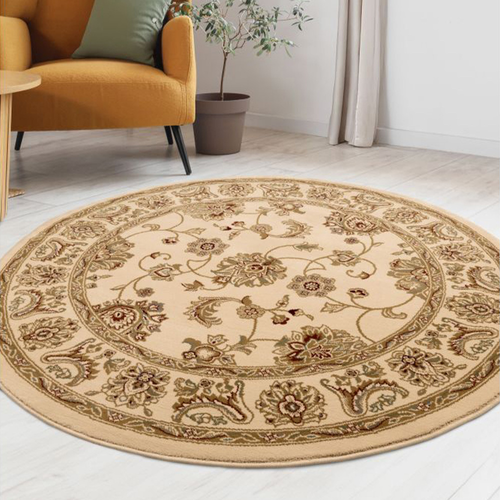Homemaker Kellan Traditional Circular Rug 120cm Image 1