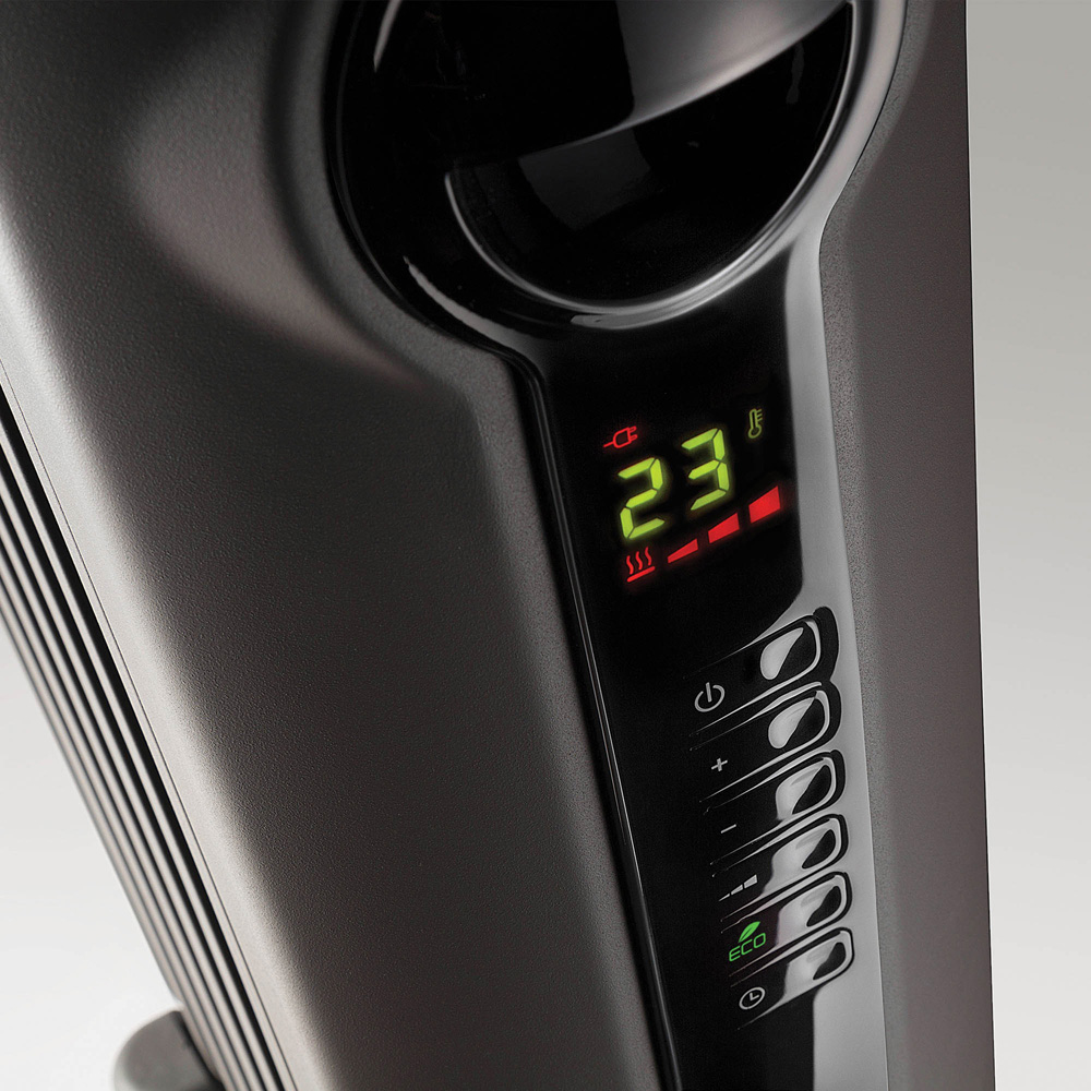 De'Longhi Radia S Grey Digital Oil Filled Radiator 2KW Image 4