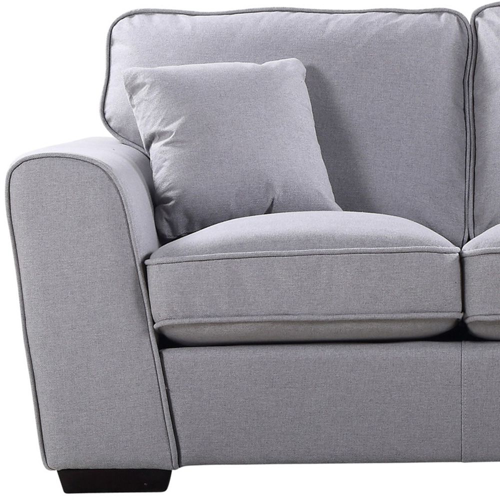 Chelsea 2 Seater Light Grey Fabric Sofa Image 3