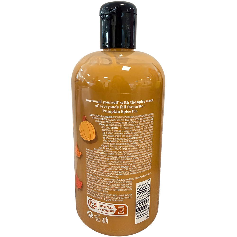I Love Shower Gel Pumpkin Spice Image 2