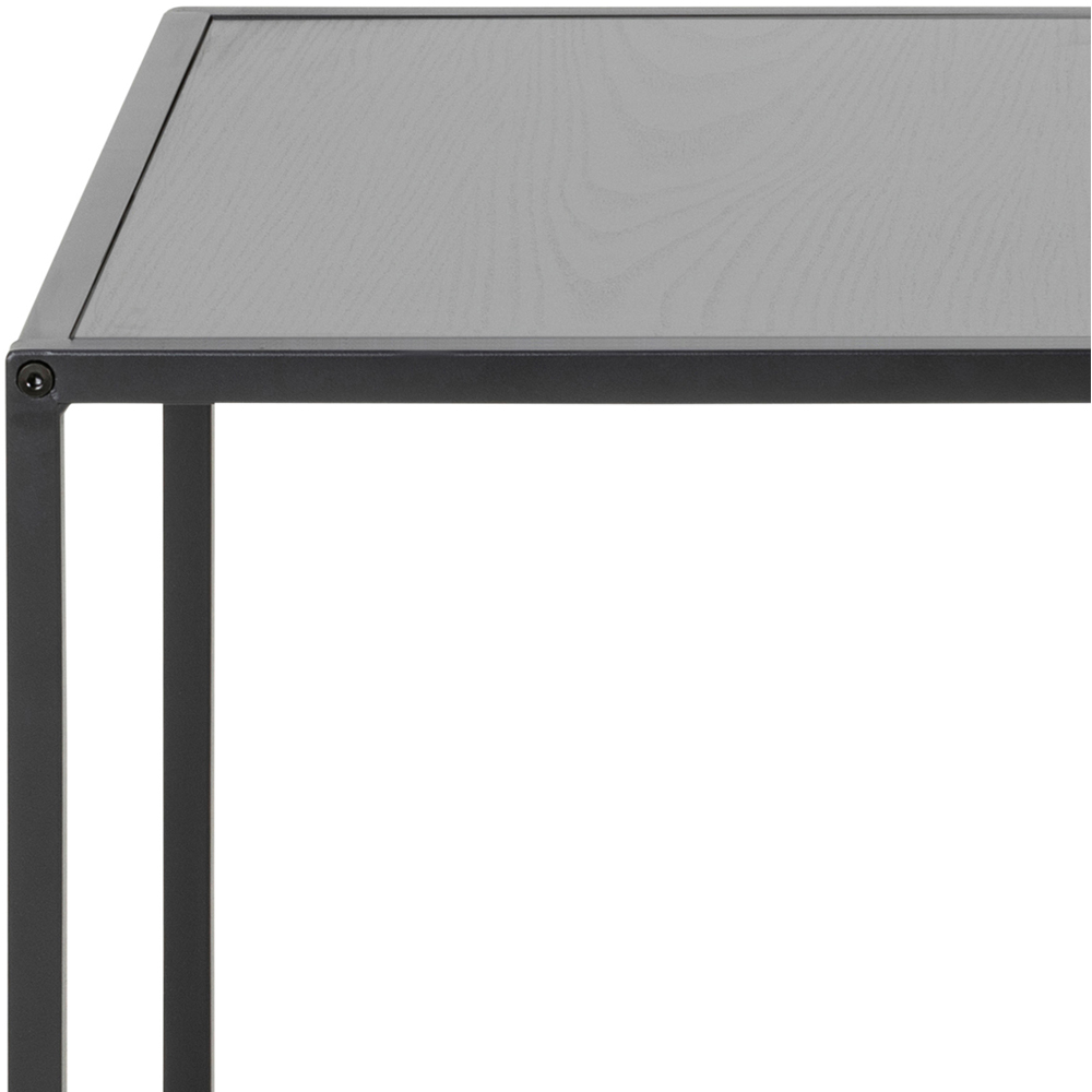Florence Seaford Ash Black Nest of Tables Set of 2 Image 5