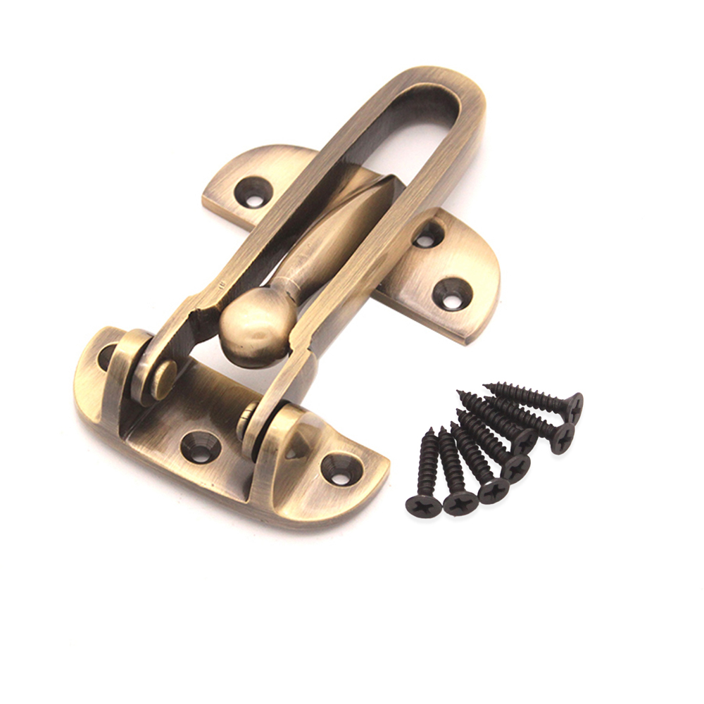 Spira Brass Antique Brass Door Guard Image 4