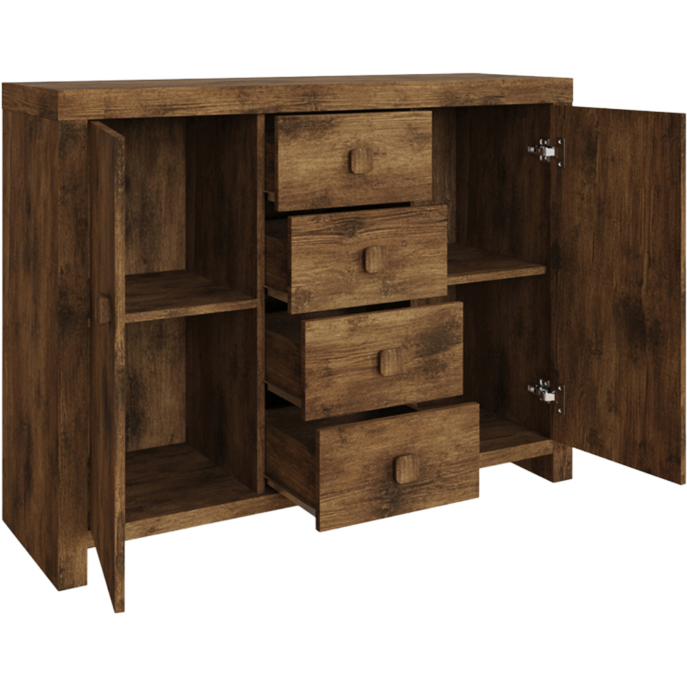 GFW Jakarta 2 Door 4 Drawer Mango Sideboard Image 4