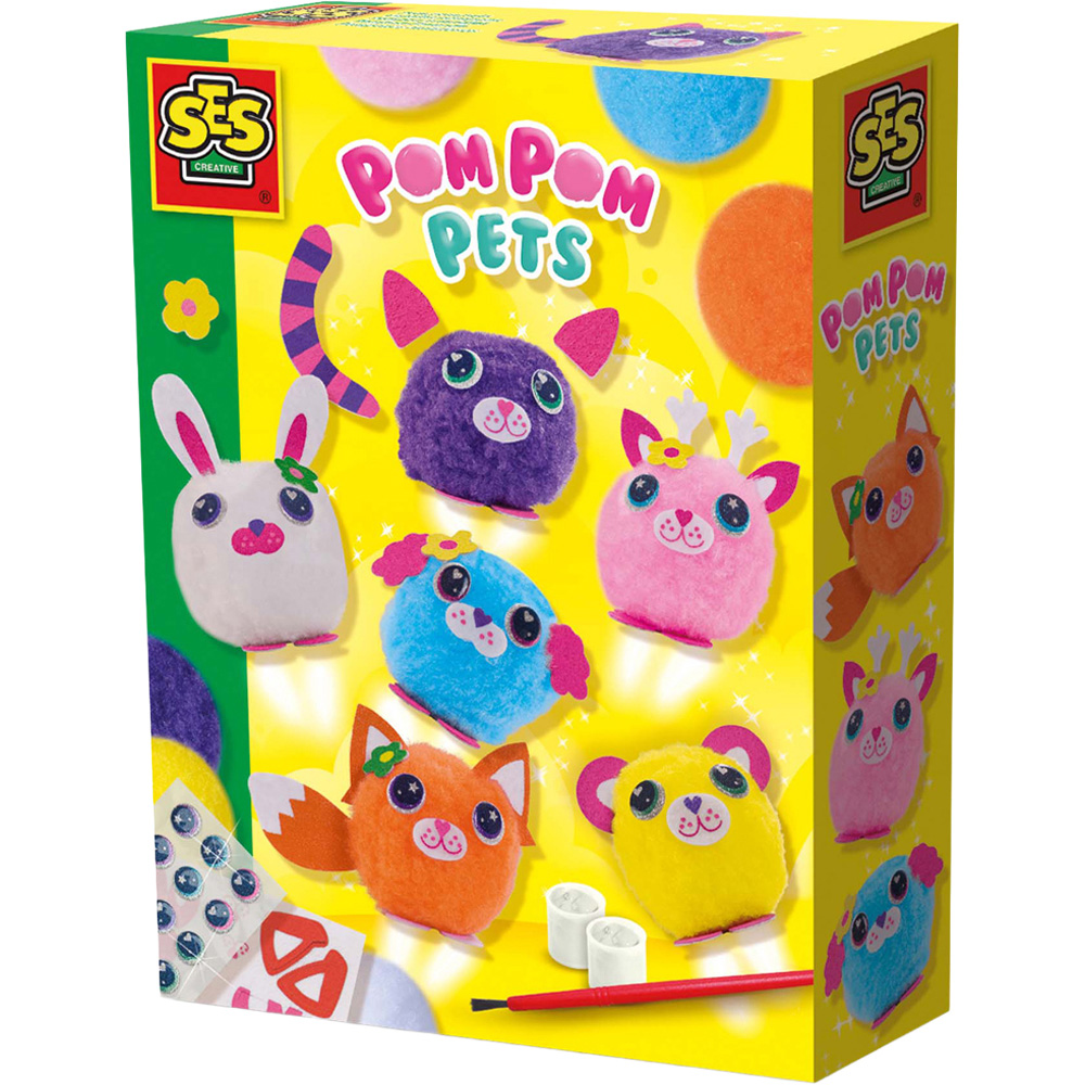 SES Creative Pom Pom Pets Kit Image 1