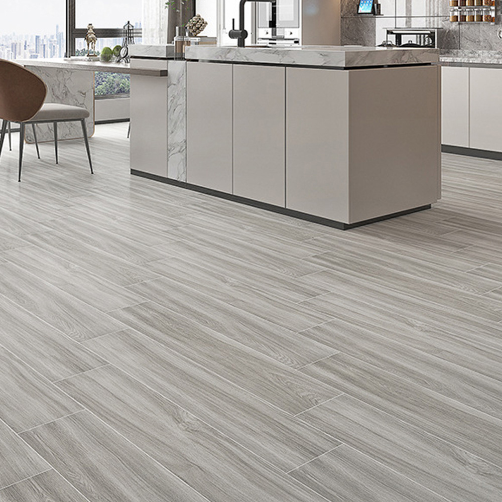 Living and Home PVC Wooden Plank Flooring 36 Pack Image 1
