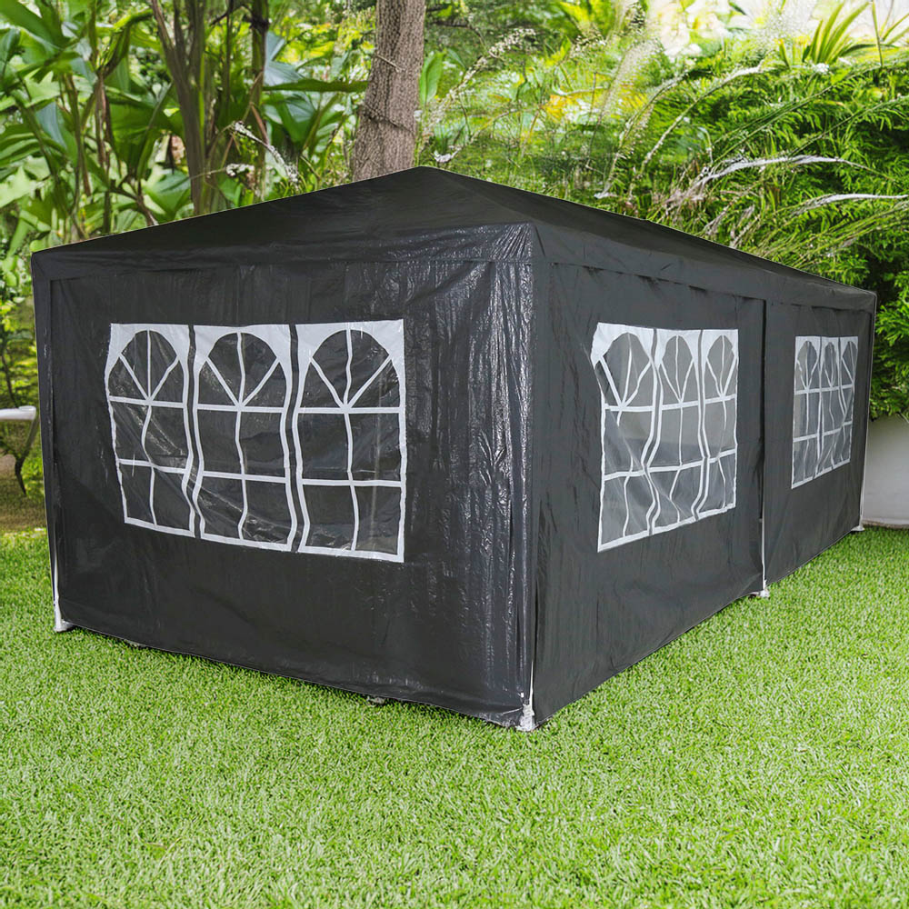 Charles Bentley Party Gazebo Grey 3x6m Image 1