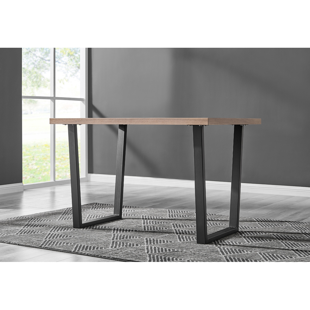 Furniturebox Solo 4 Seater Dining Table Wood Image 3