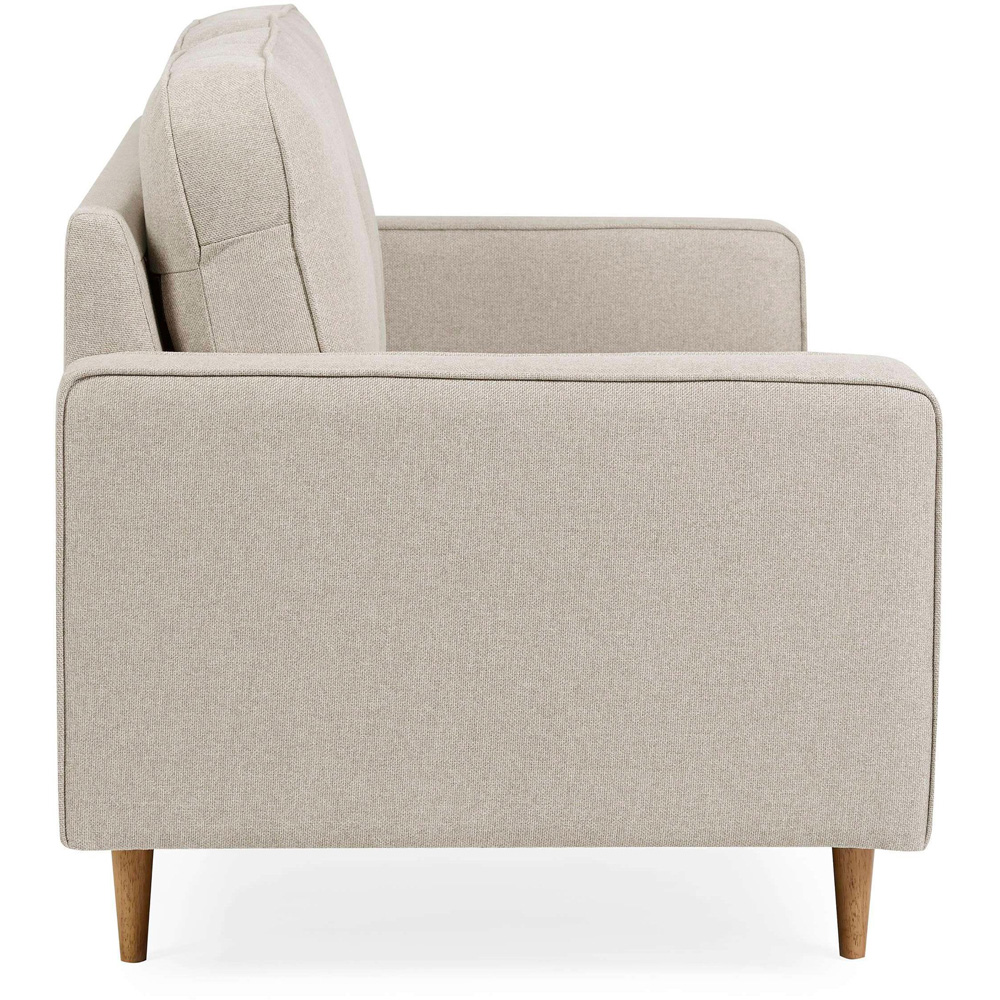 Julian Bowen Henrietta 2 Seater Beige Chenille Upholstered Sofa Image 4