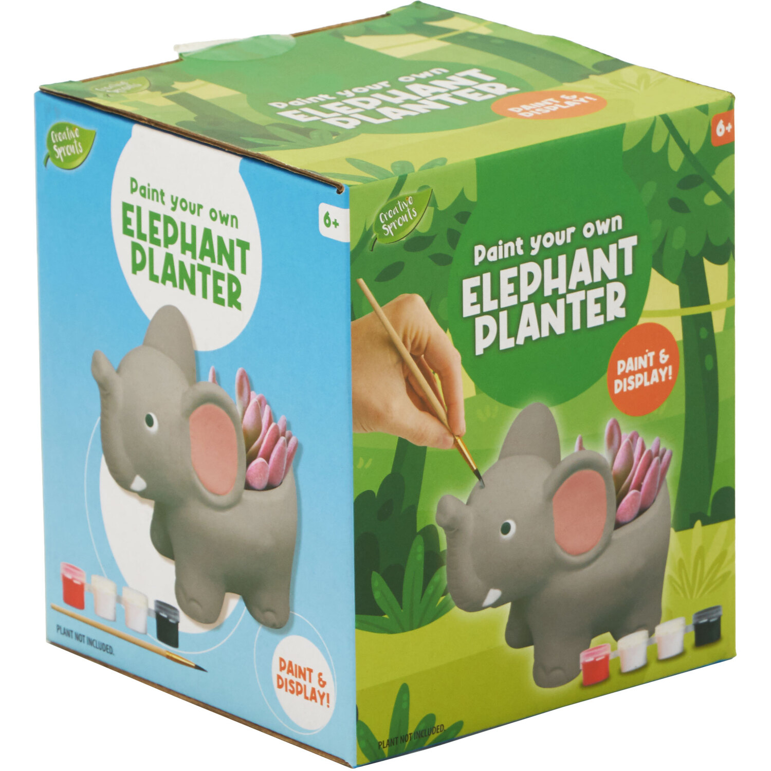 Paint Your Own Animal Planter Image 2
