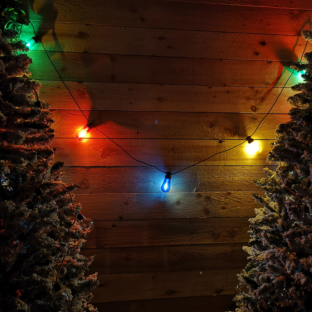 Samuel Alexander Multi Colour LED Connectable Christmas Festoon Lights 4.5m Image 2
