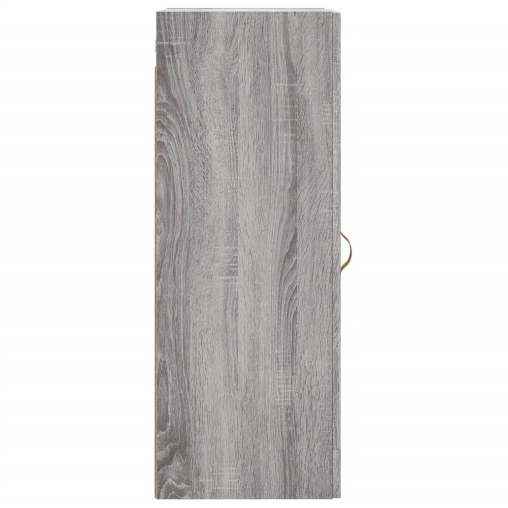 vidaXL Single Door Grey Sonoma Wall Mounted Narrow Cabinet Image 8