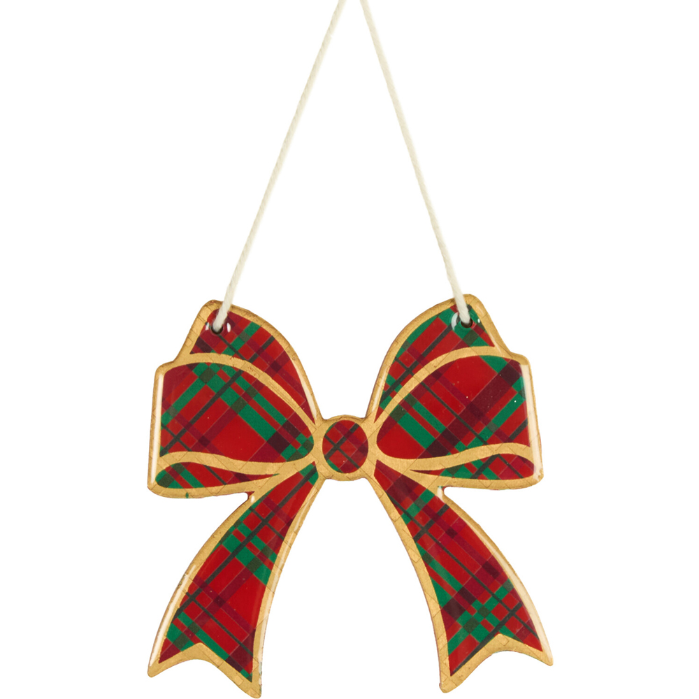 Tartan Bow Decoration Image 1