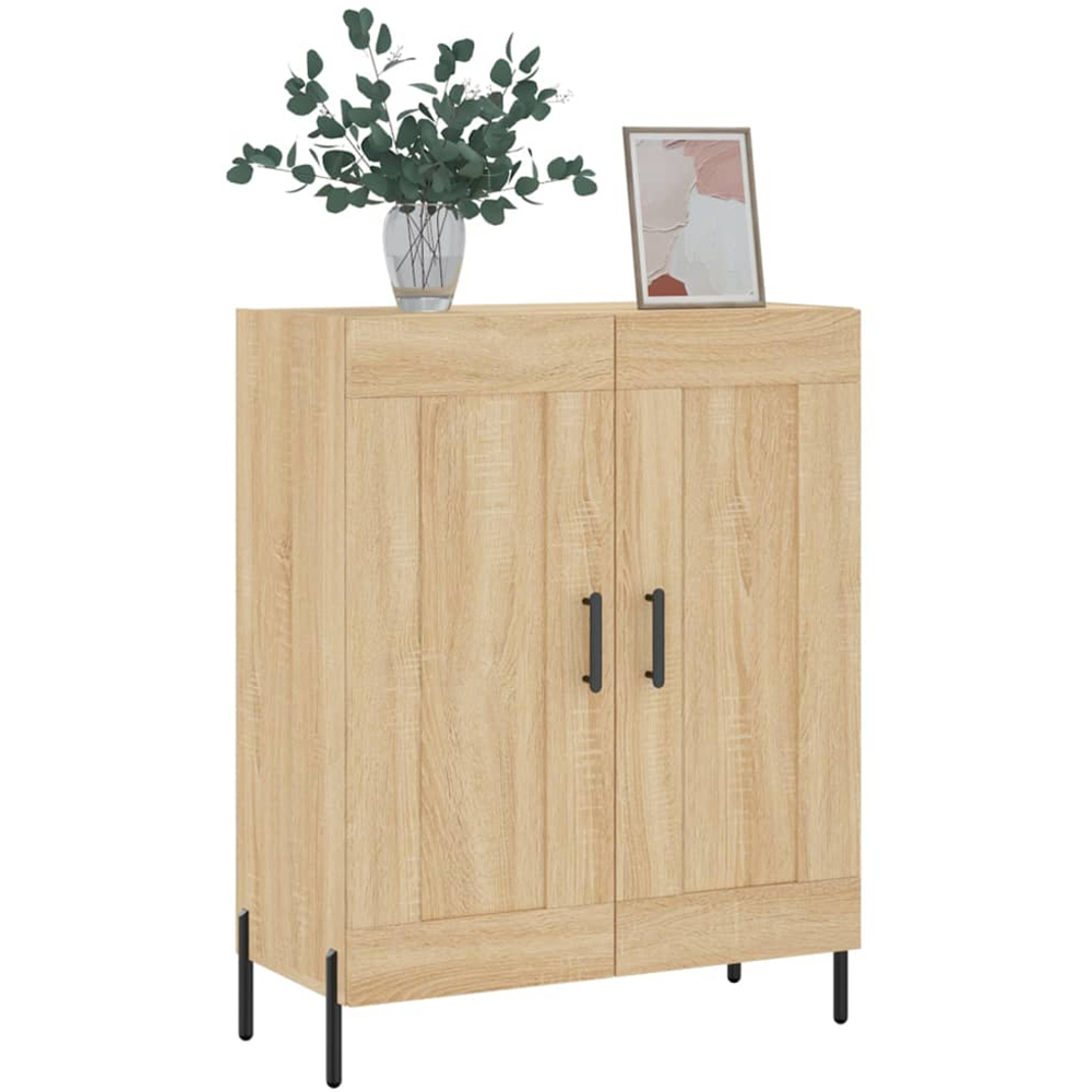 vidaXL 2 Door Sonoma Oak Sideboard Image 3