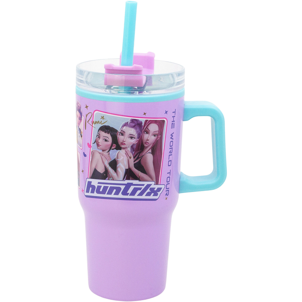 K-Pop Tumbler with Handle Purple Image 2