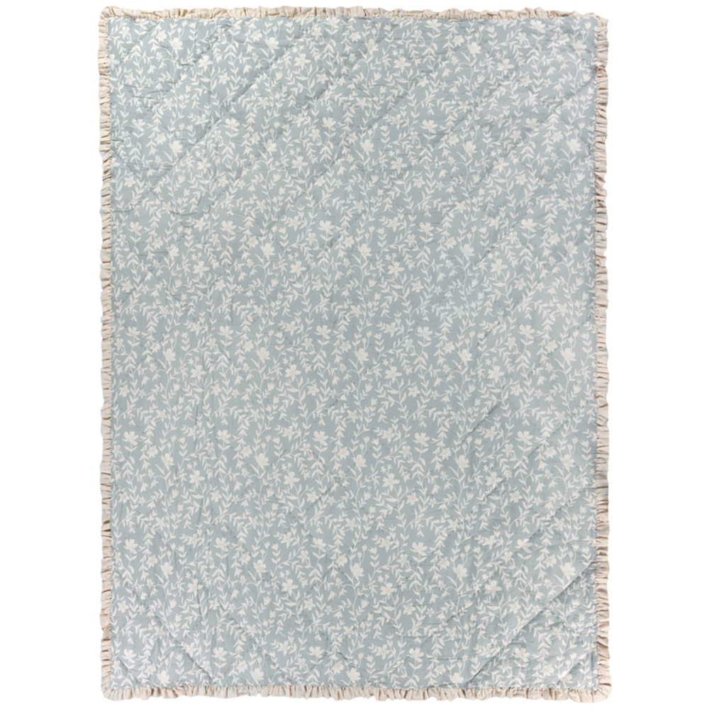 Wylder Nature Amelia Seafoam Quilted Reversible Bedspread 240 x 260cm Image 4