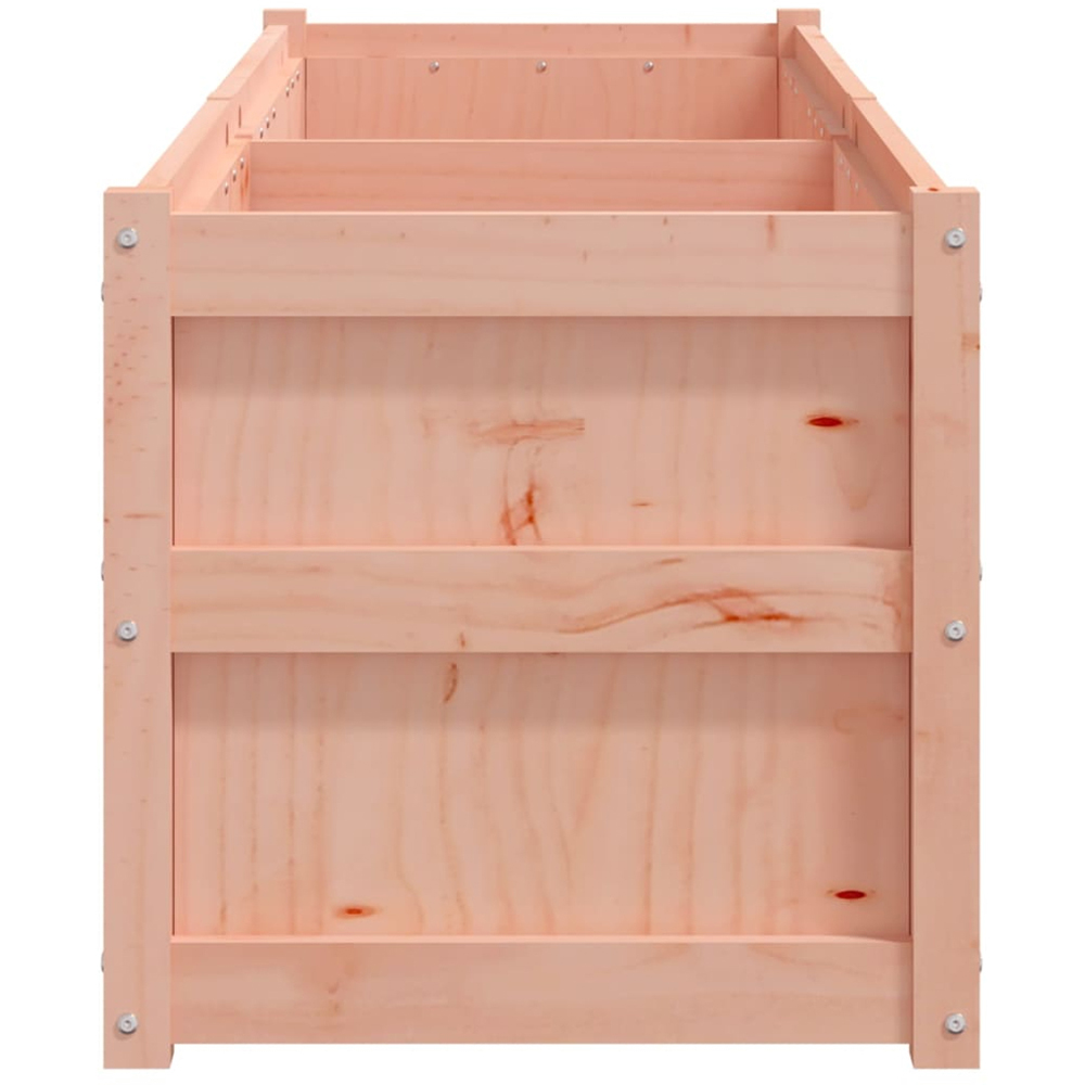 vidaXL Natural Solid Douglas Wood Garden Planter 180 x 50 x 50cm Image 5