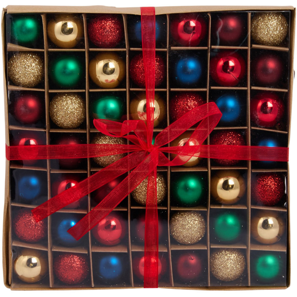 Set of 49 Timeless Christmas Baubles Image 1