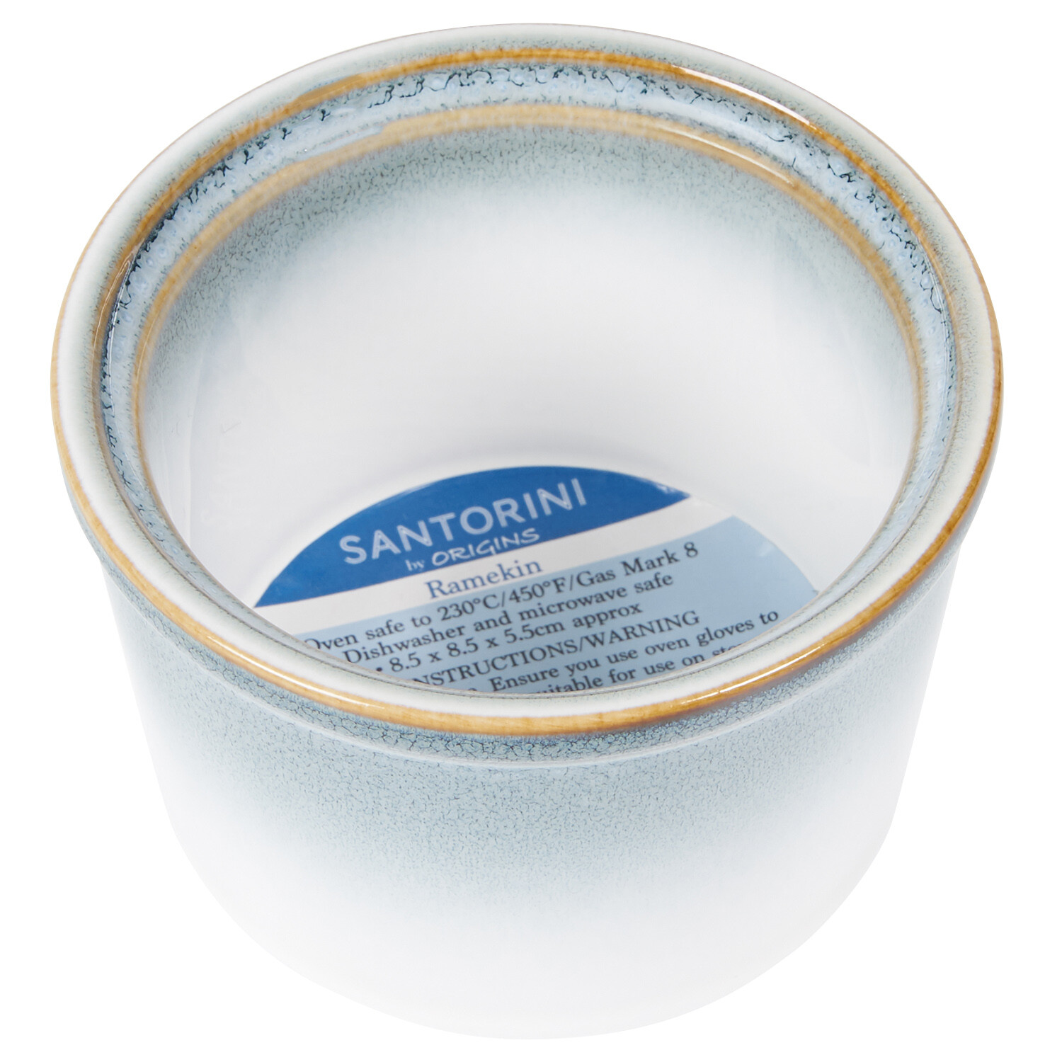 Reactive Glaze Ramekin - Blue Image 3