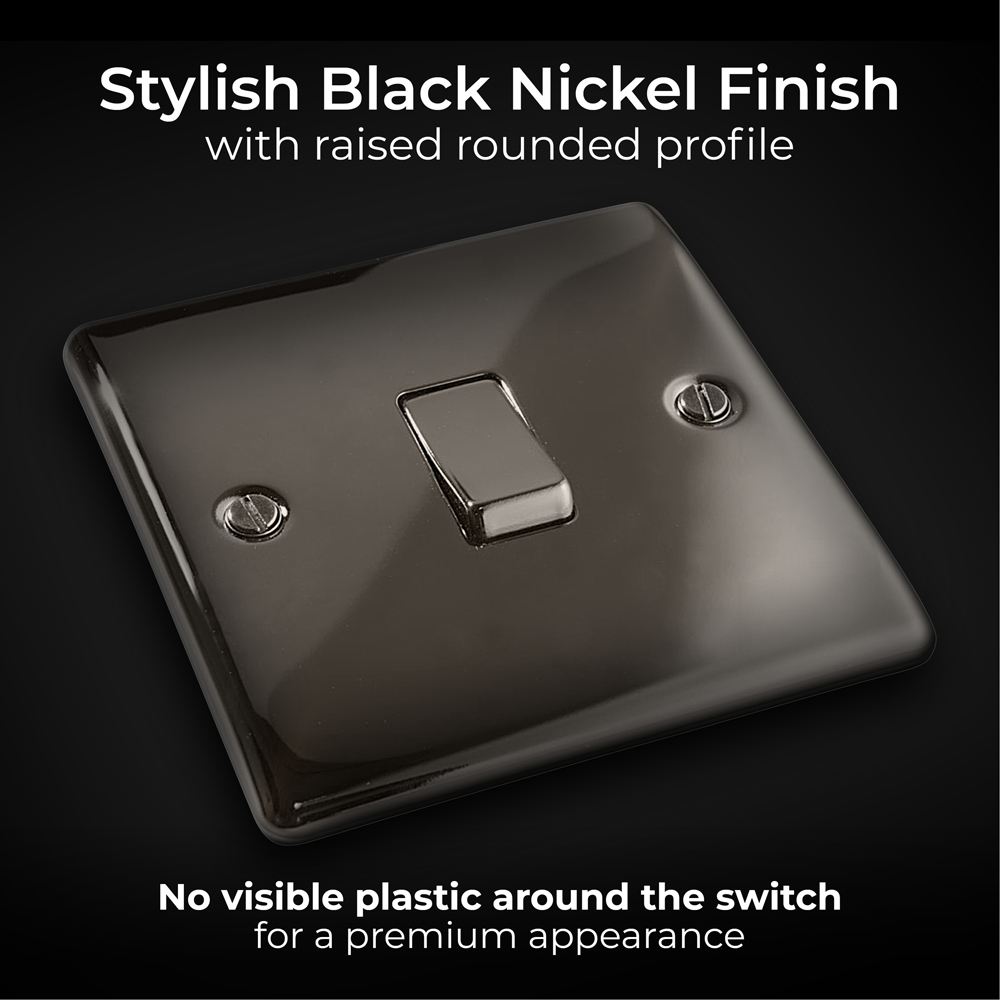 BG Nexus 2 Way 20A Black Nickel Single Switch 5 Pack Image 5