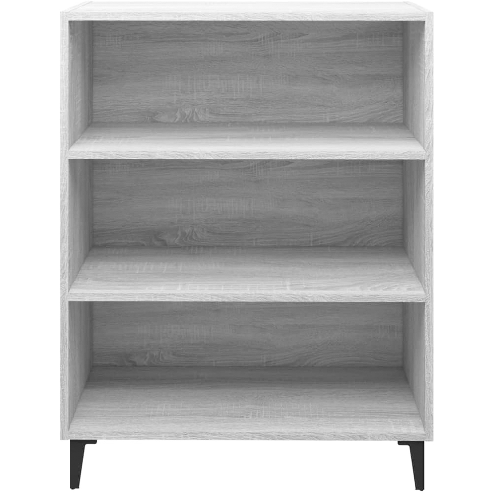 vidaXL 3 Shelf Grey Sonoma Sideboard Image 4