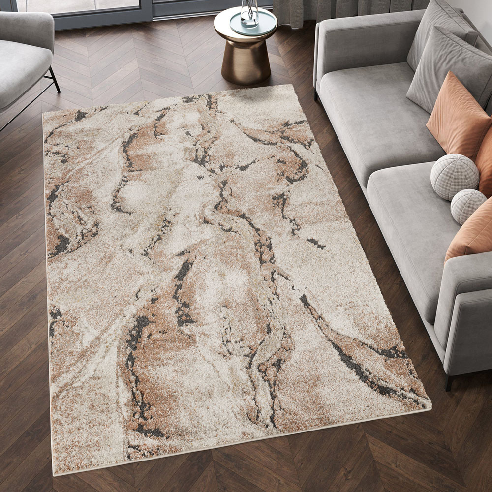 Desire Rugs Essence Terracotta Abstract Rug 60 x 220cm Image 5