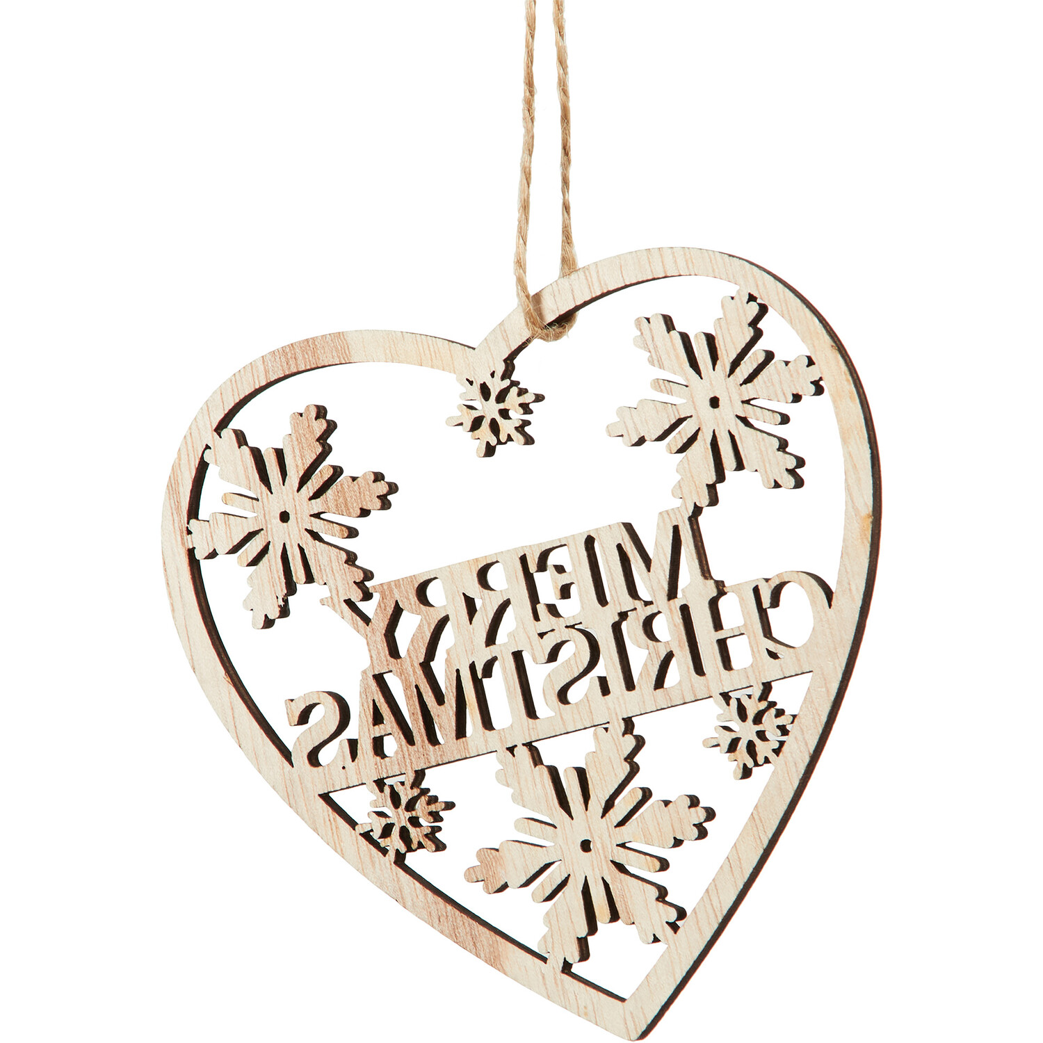 Merry Christmas Sage Hanging Decoration - Green Image 4