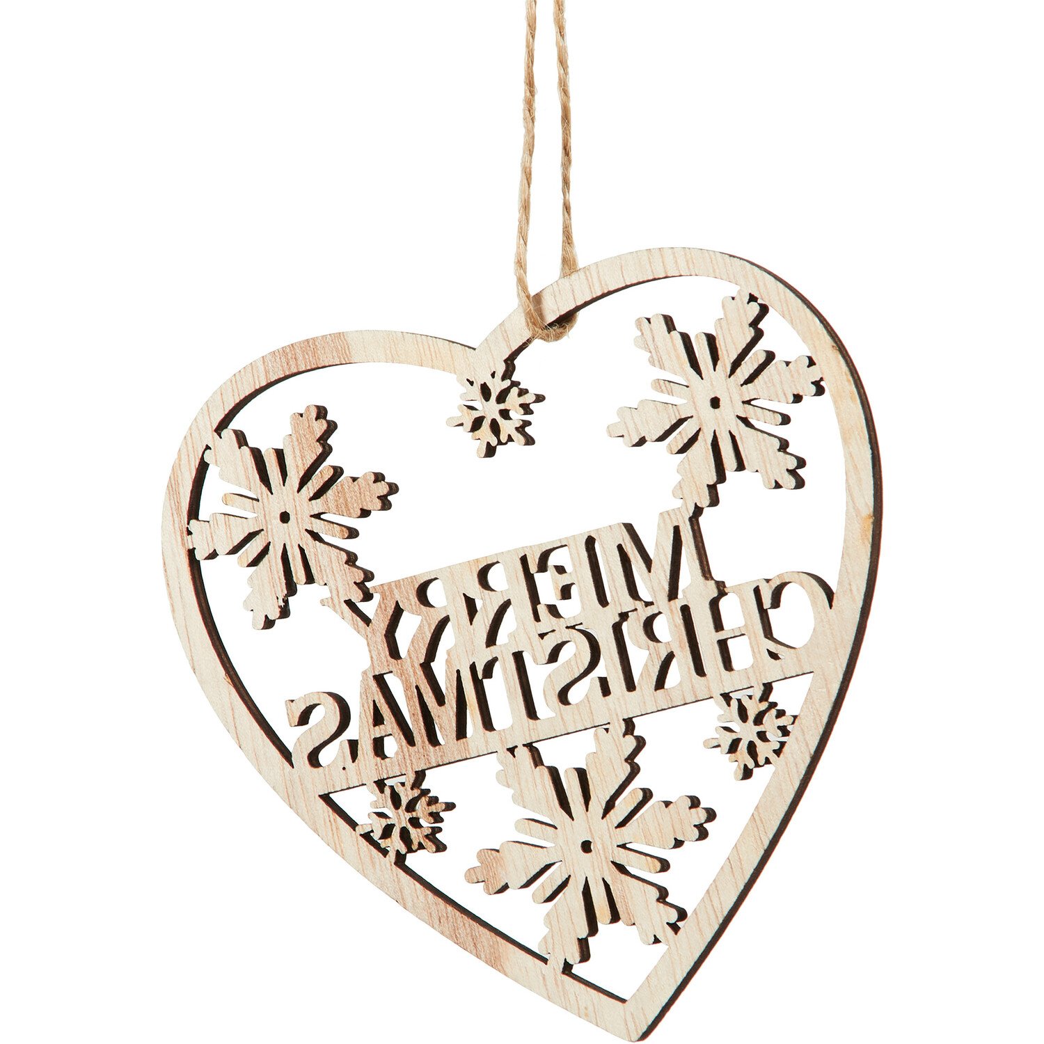 Merry Christmas Sage Hanging Decoration - Green Image 3