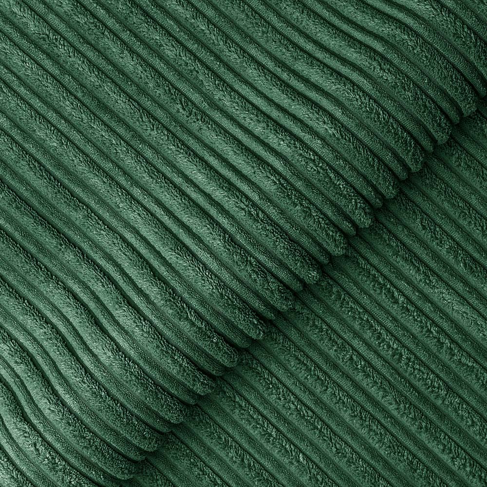 Luxor 4 Seater Green Jumbo Cord Full Back Right Hand L Shape Corner Sofa Image 5