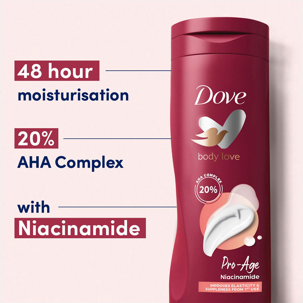 Dove Pro Age Niacinamide Body Lotion 400ml 12 Pack Image 4