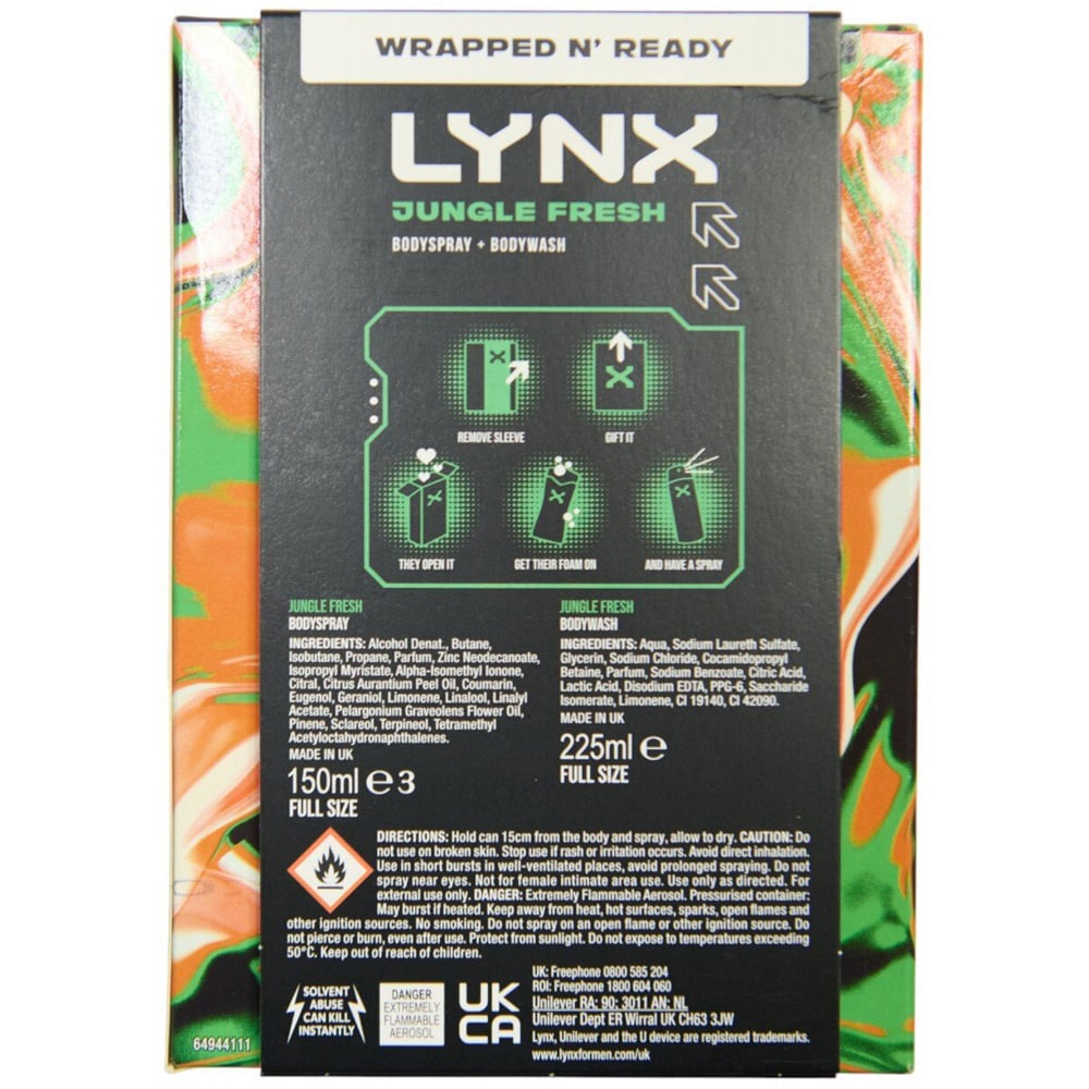 Lynx Duo Jungle Fresh Gift Set Image 2