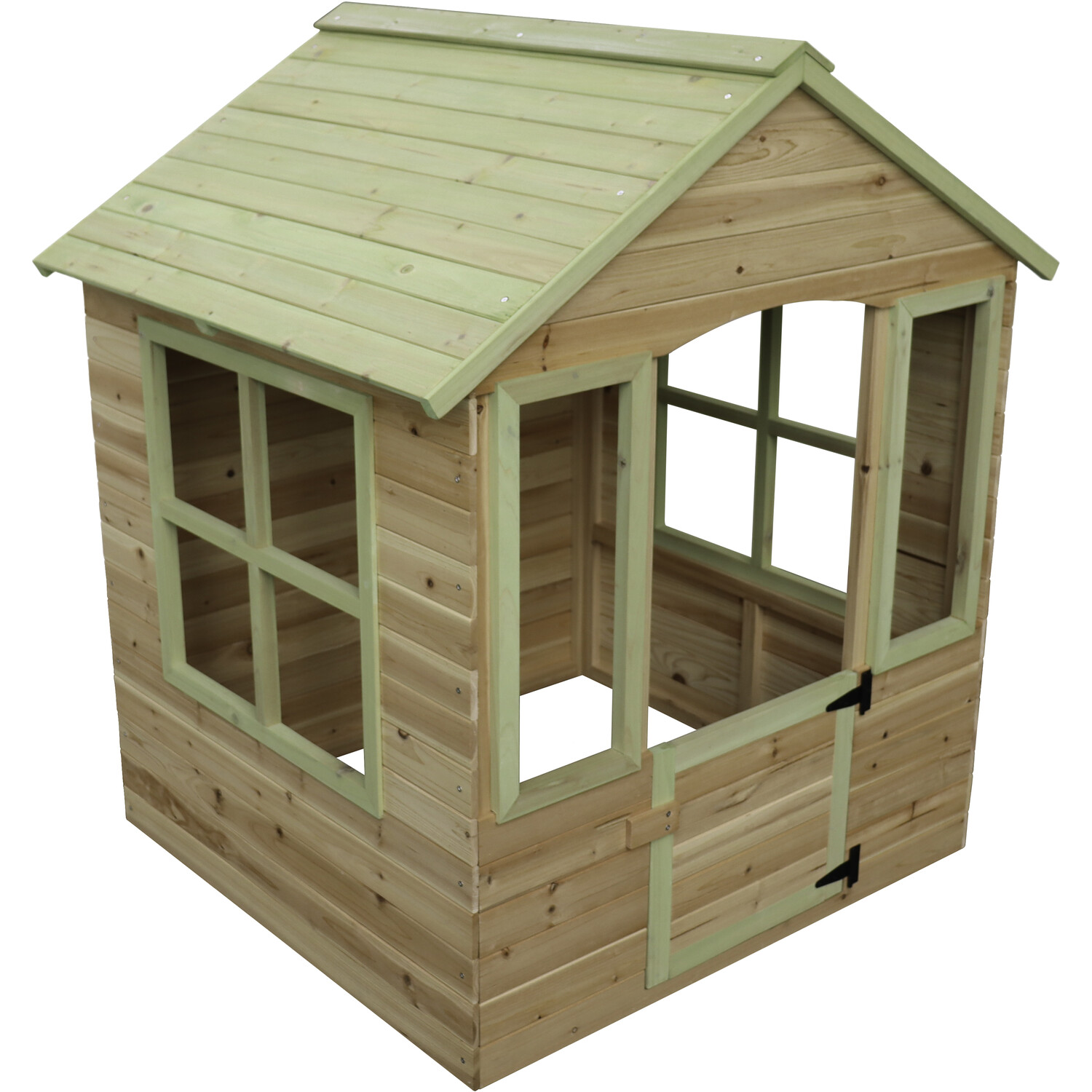 Wooden Cubby House - Natural Image