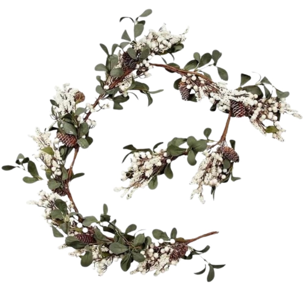 Marco Paul Christmas Garland with Winter Berries 180cm Image 1