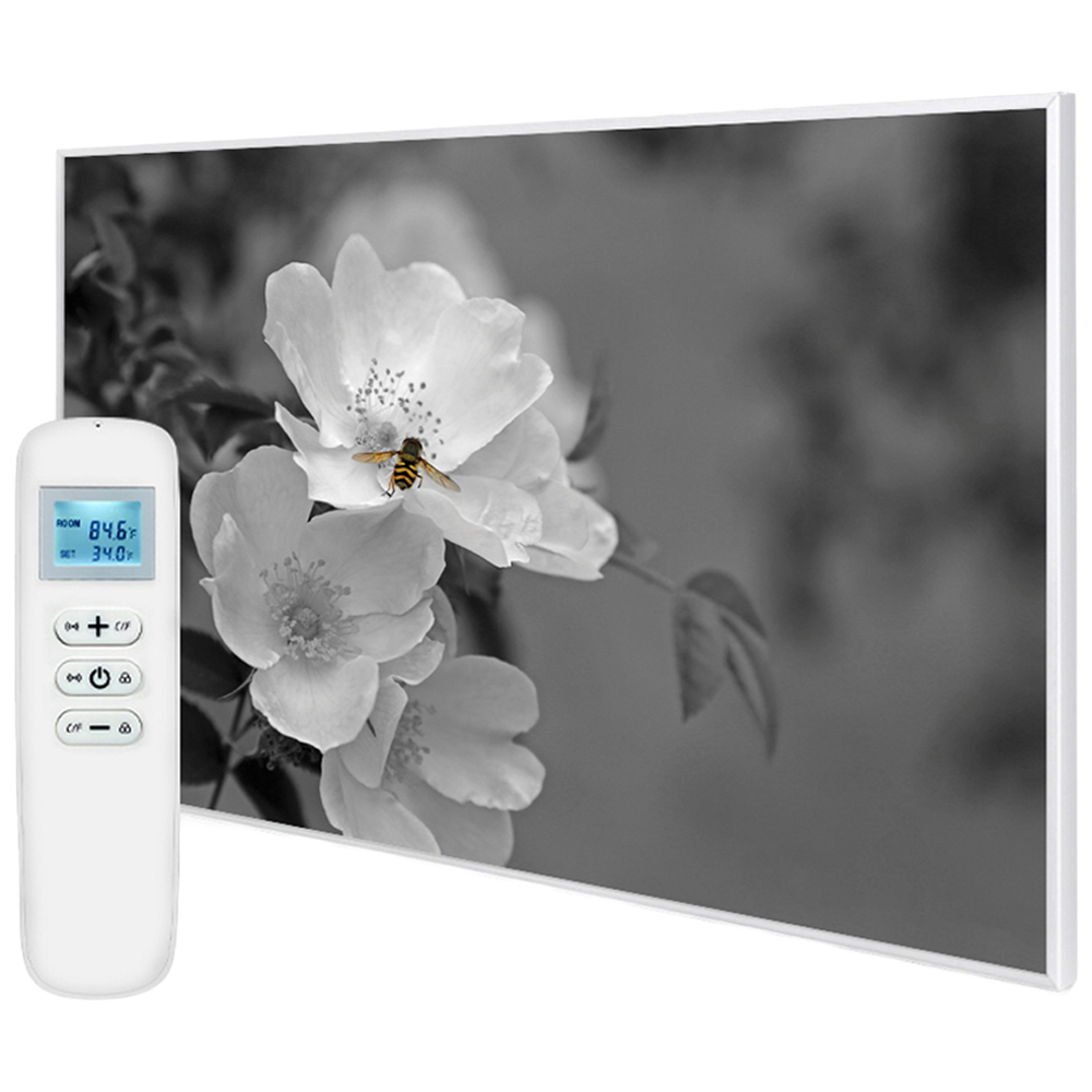 Mirrorstone Nexus Pollination Image Wi-Fi Infrared Heating Panel 900W 795 x 1195mm Image 1