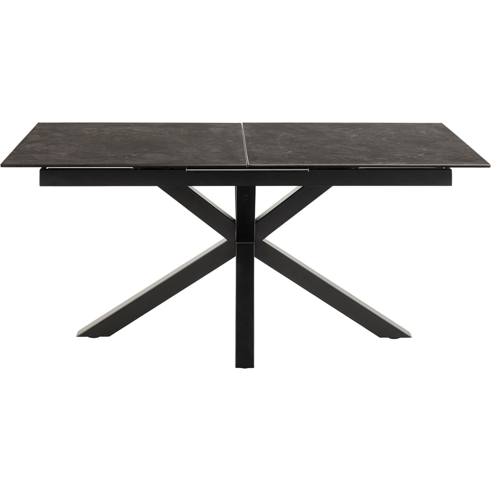 Florence Heaven Ceramic 8 Seater Extendable Dining Table Black Image 3