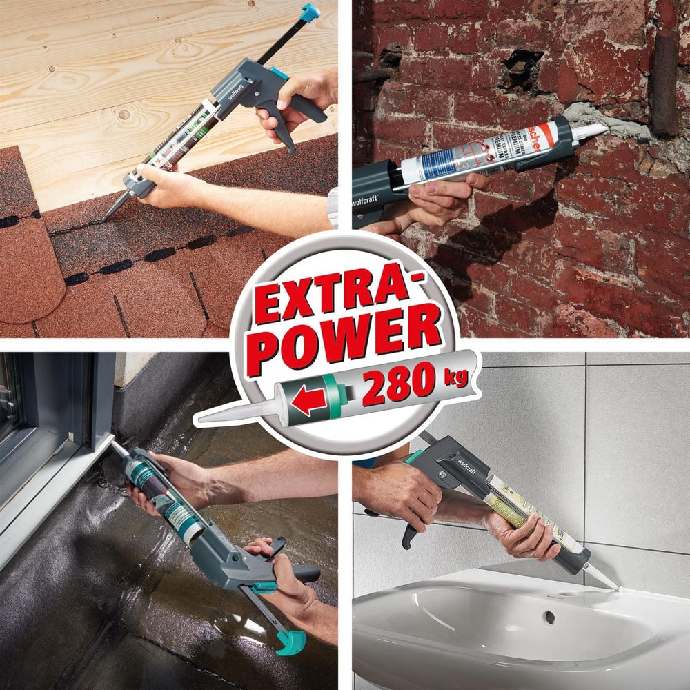 Wolfcraft MG 600 PRO Caulking Gun Image 9