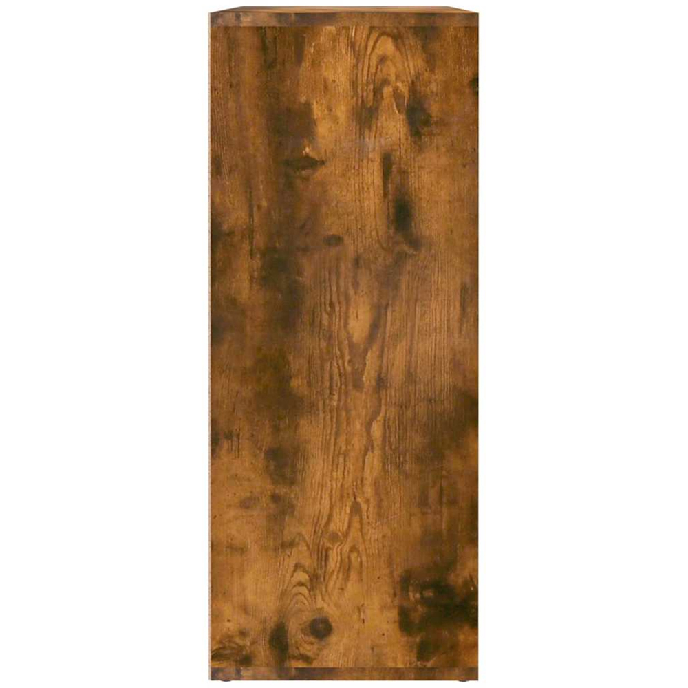 vidaXL 2 Door Smoked Oak Sideboard Image 6