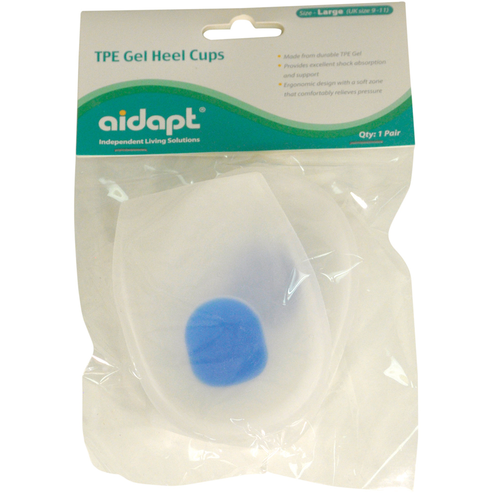 Aidapt Large Gel Heel Cup Pair Image 1