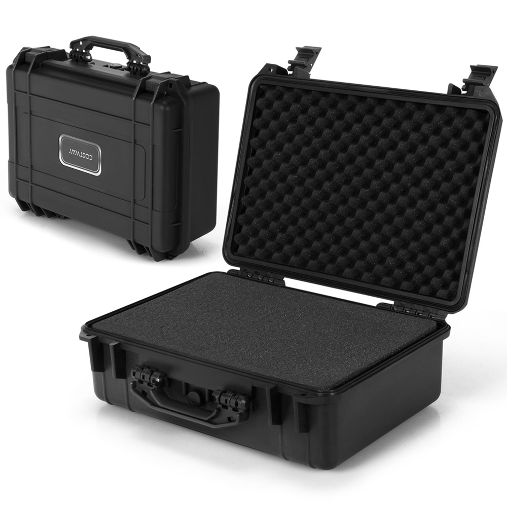 Costway Portable Waterproof Hard Case with Customizable Foam Insert 56 x 44cm Image 3