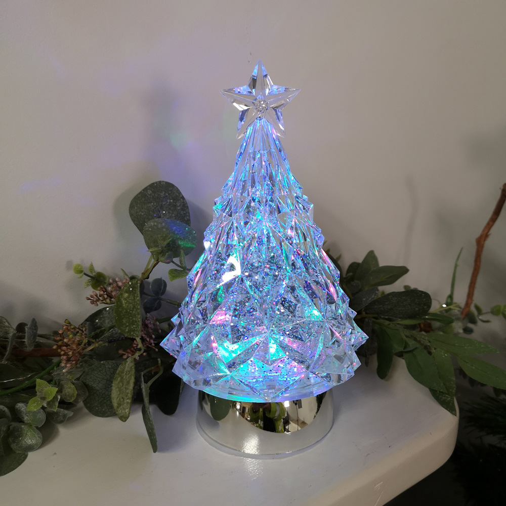 Samuel Alexander Colour Changing Tree LED Christmas Water Spinner 23cm Image 7