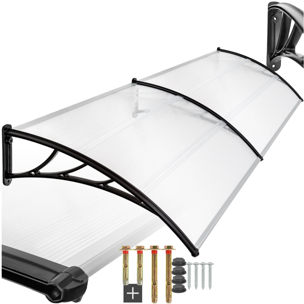 tectake Transparent Canopy 3 x 0.9m Image 2