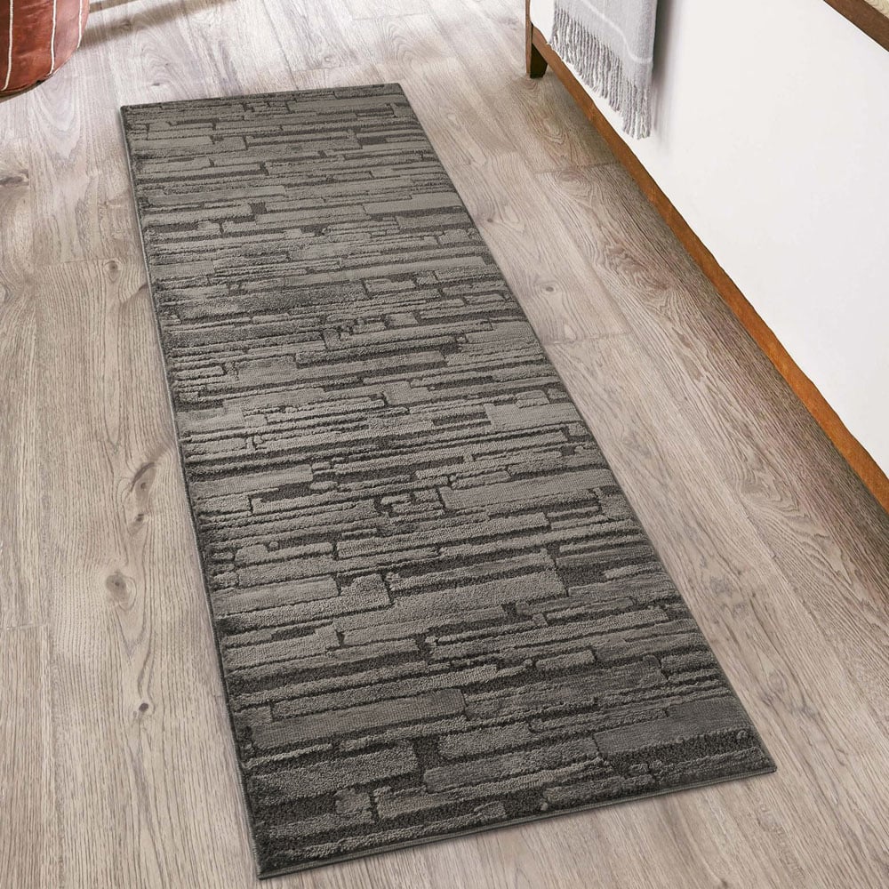Desire Rugs Hamilton Dark Grey Bold Geometric Rug 200 x 290cm Image 6