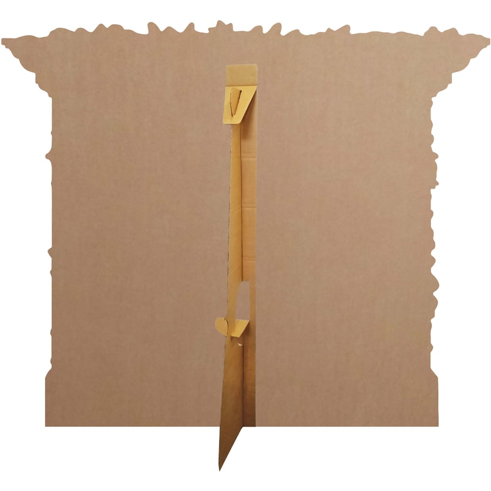 Star Cutouts Festive One Dimensional Fireplace Christmas Cardboard Cutout 3.4ft Image 2