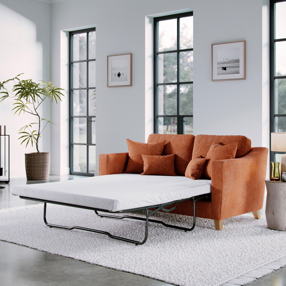 Marlon 2 Seater City Terracota Sofa Bed Image 6