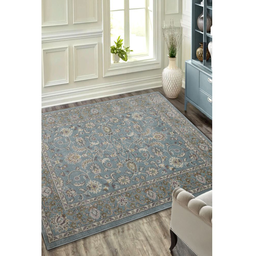 Homemaker Echo Blue Traditional Rug 160 x 230cm Image 5