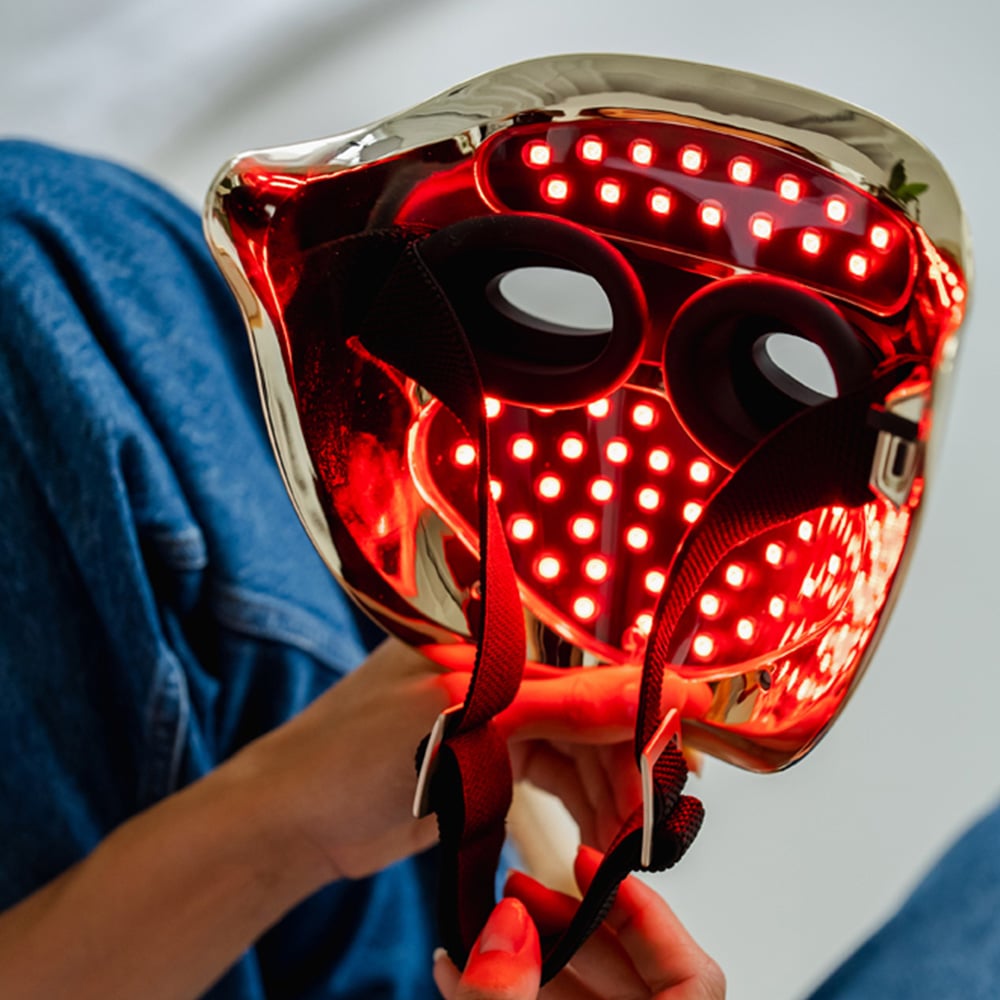 Beautifly Aura Gold LED Light Therapy Anti-Aging Mask Image 6