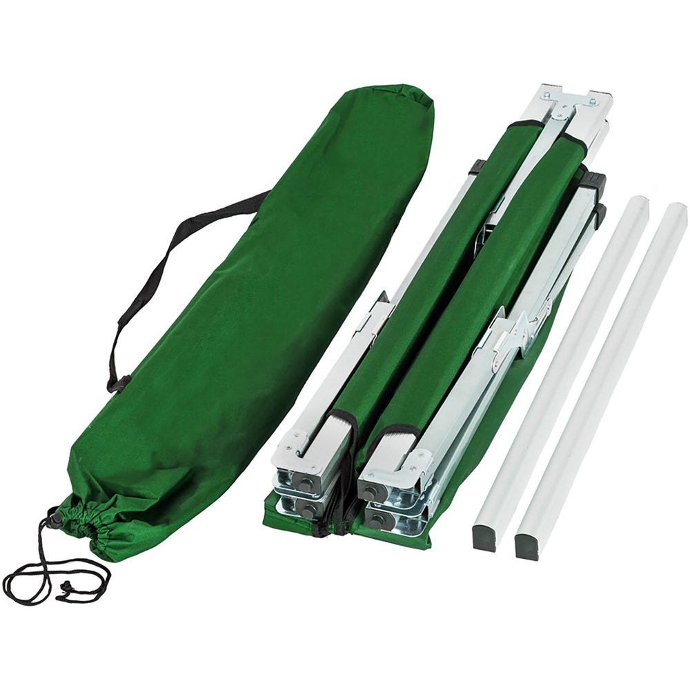 tectake Green Aluminium Camping Beds 2 Pack Image 6