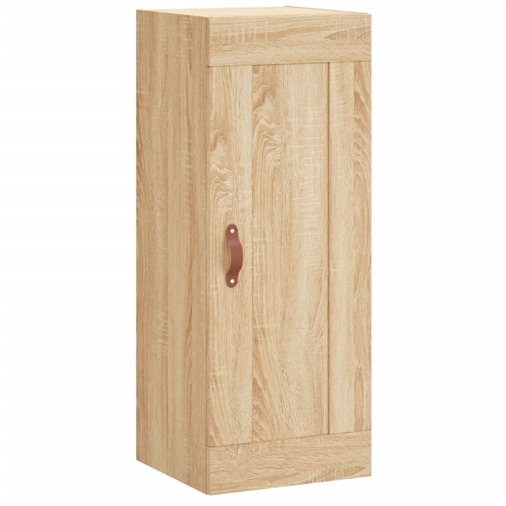 vidaXL Single Door Sonoma Oak Wall Mounted Cabinet Image 2