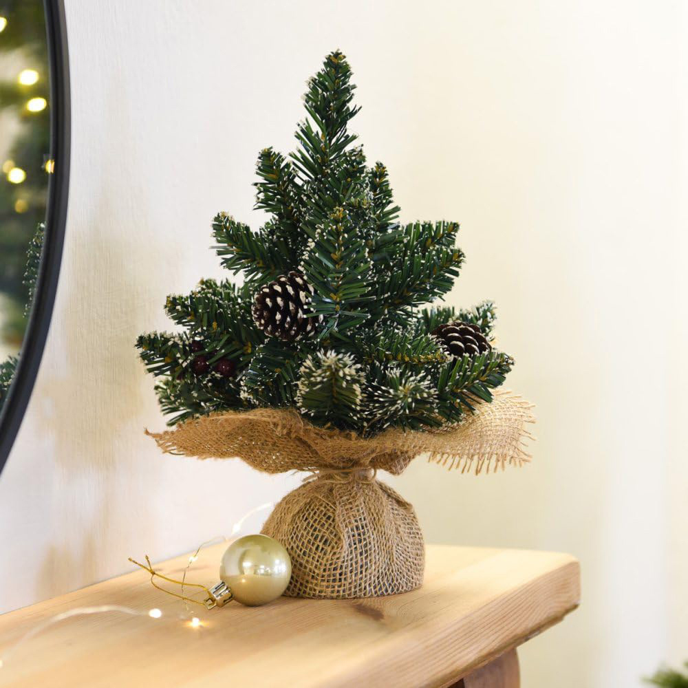 Thompson and Morgan Christmas Gift Derby Artificial Christmas Tree 60cm Image 2