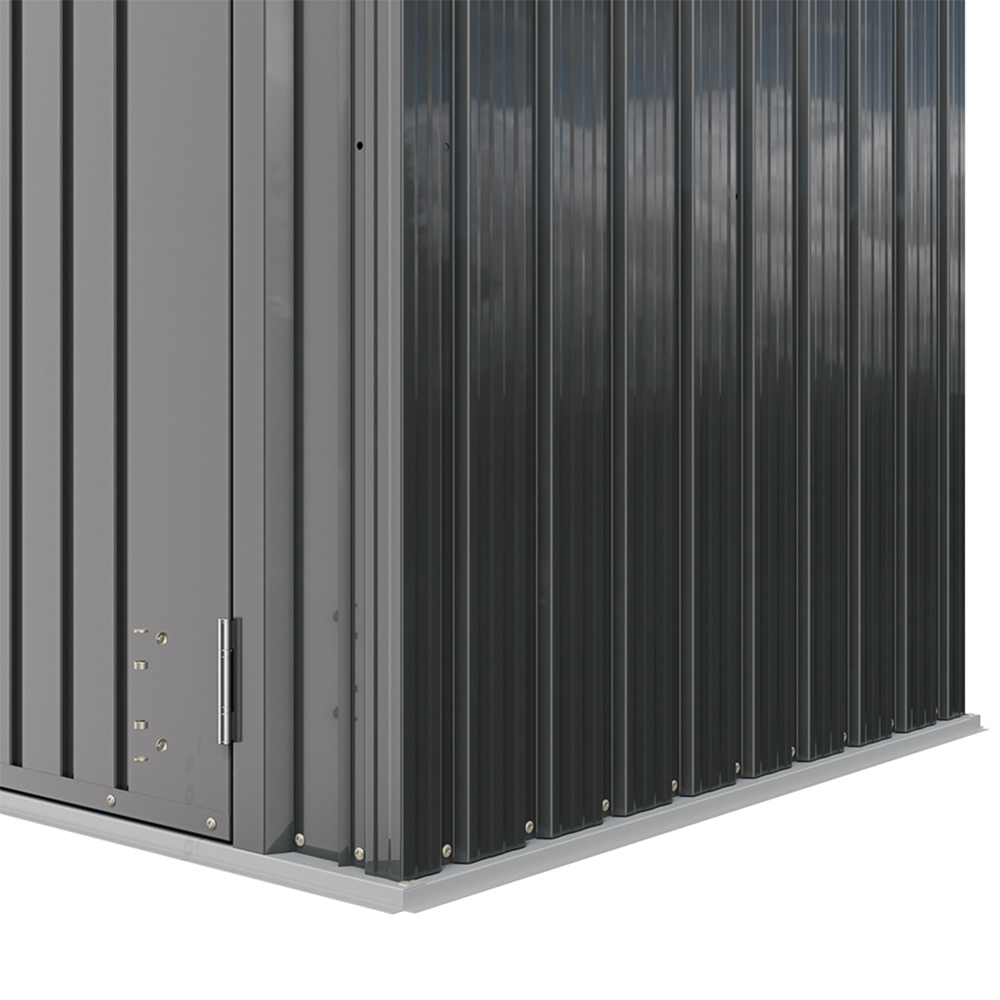 Living and Home 7.6 x 4.3ft Garden Trash Bin Storage Shed Image 6