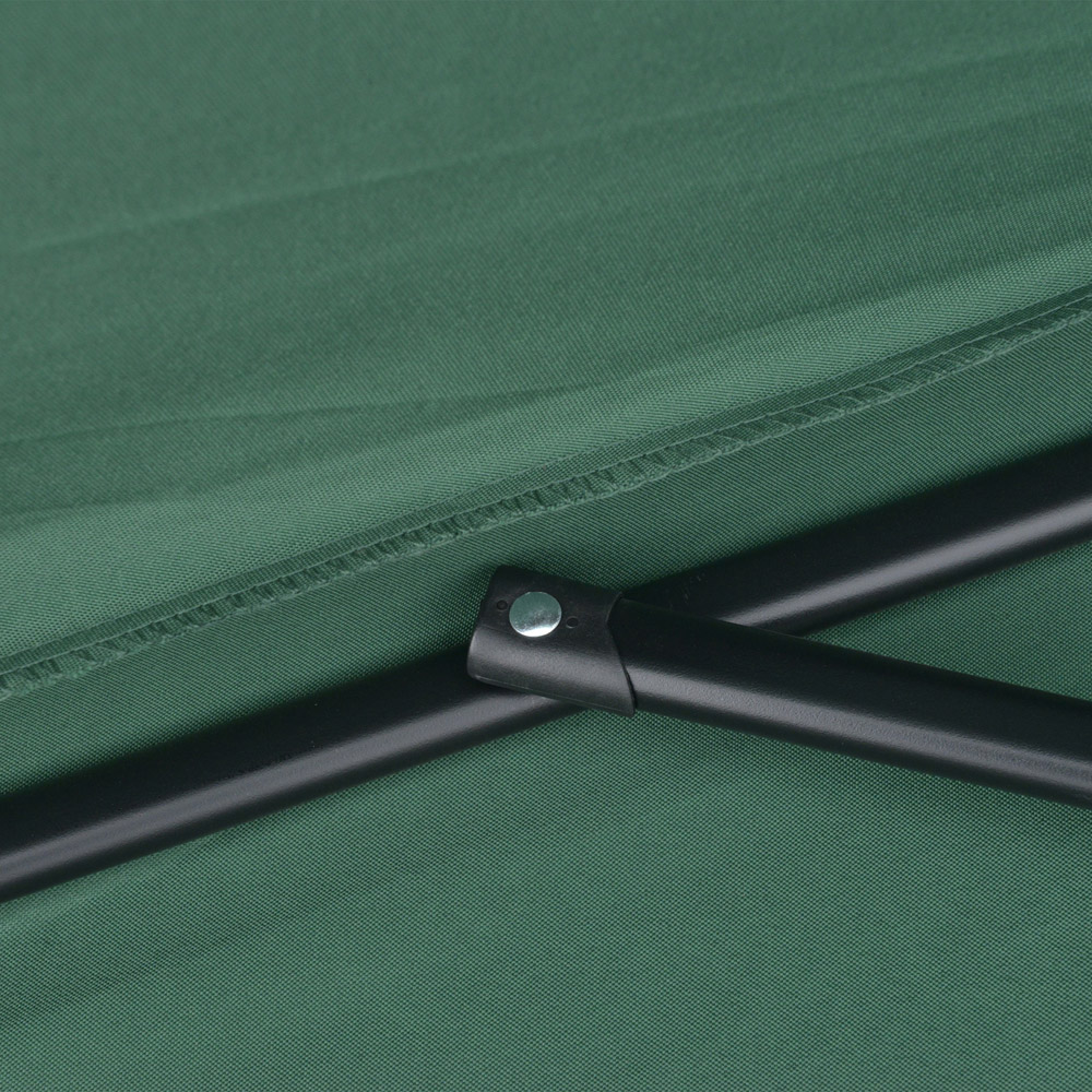 Outsunny Green Half Parasol 2.7m Image 3